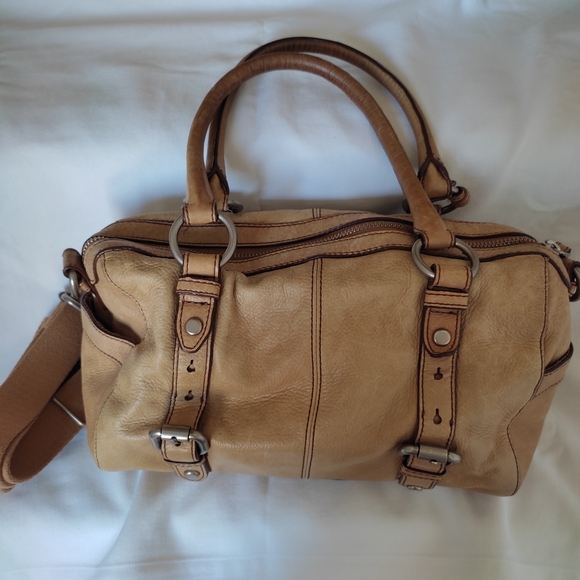 Vintage Fossil Maddox Leather Handbag - Picture 2 of 5